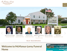 Tablet Screenshot of mcmanuslorey.com